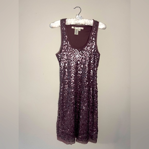 || MAX STUDIO || SEQUIN PARTY DRESS || MINI DRESS || - Picture 1 of 4